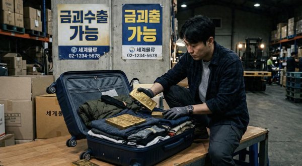 找物流公司, 把韩国金条寄到国内?
